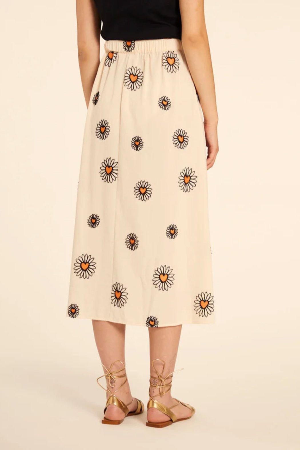 Margarita Embroidered Skirt Product Image