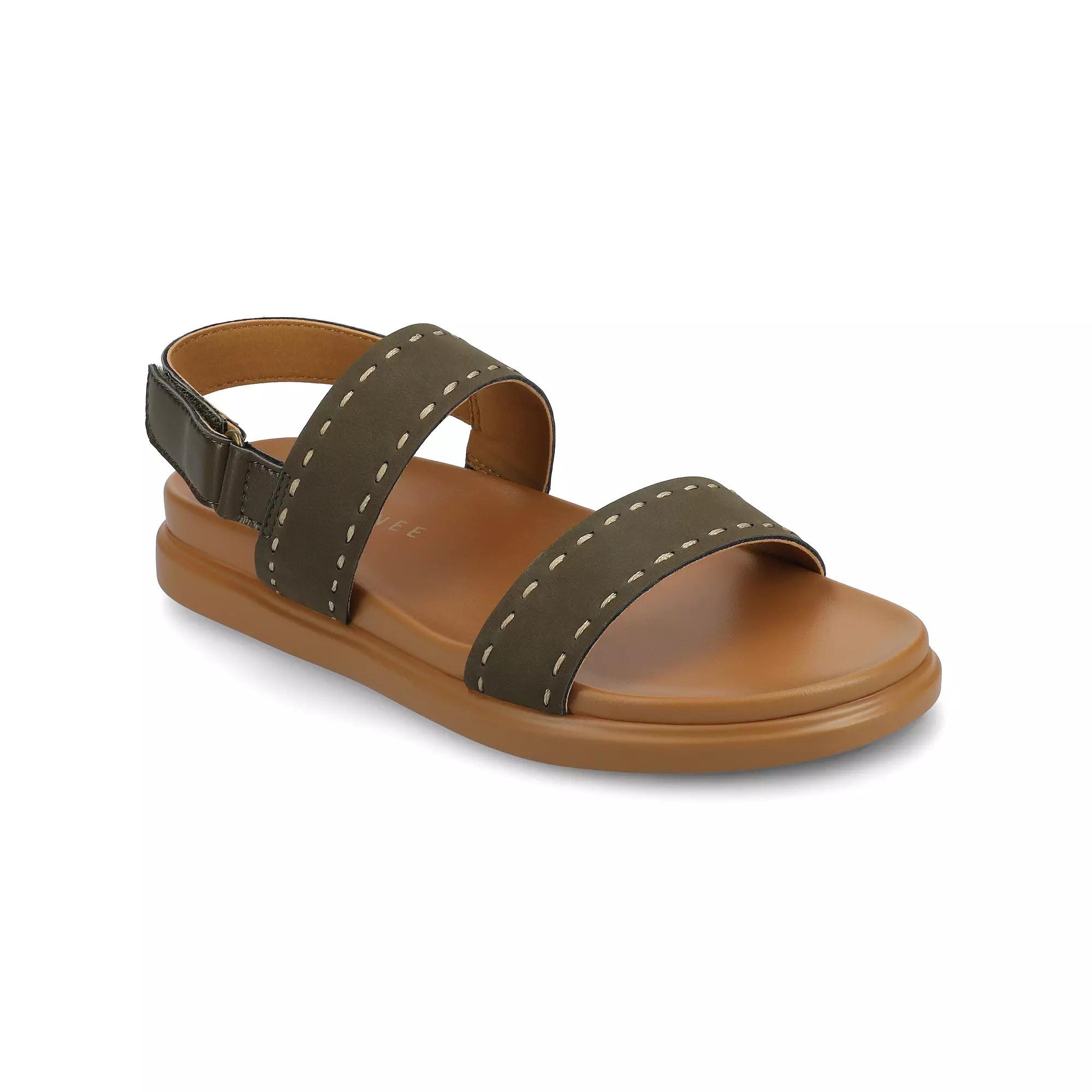 Journee Milie Women's Multi Strap Sandals,  Product Image