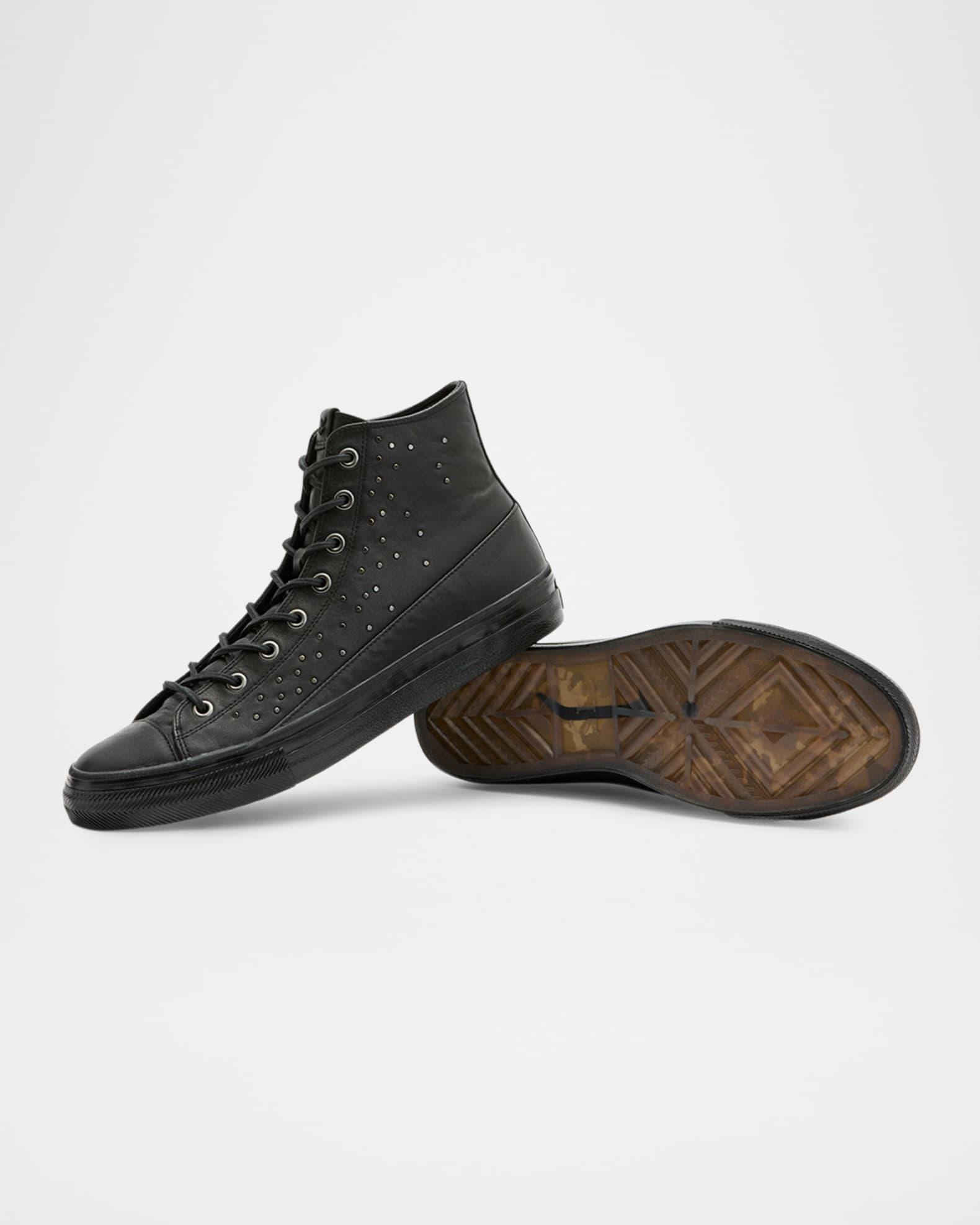 Men's Vulc Studded Leather Mid-Top Sneakers  Product Image