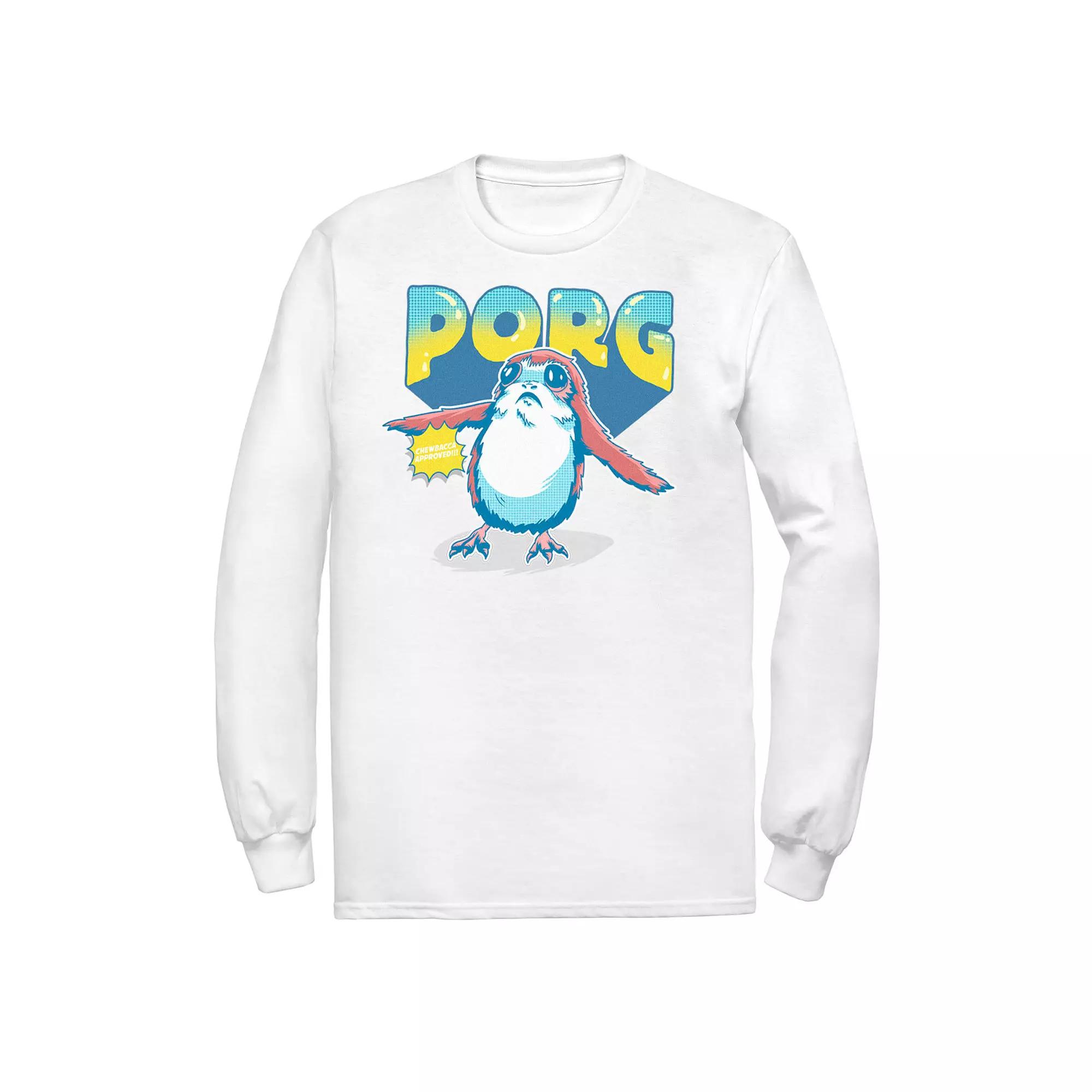 Men's Star Wars Porg Chewbacca Approved Comic Portrait Tee,  Product Image