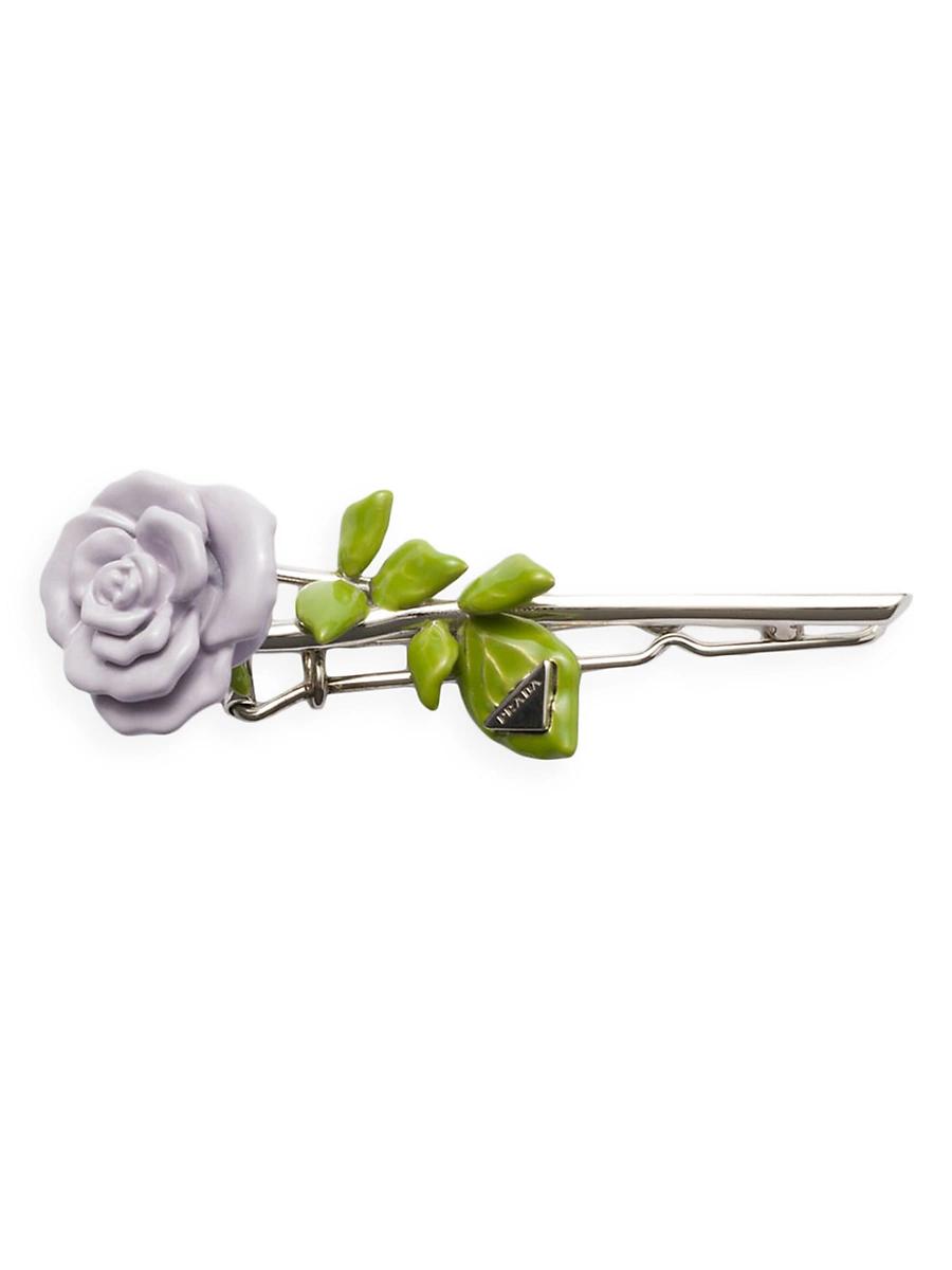 Womens Enamelled Metal Hair Clip Product Image
