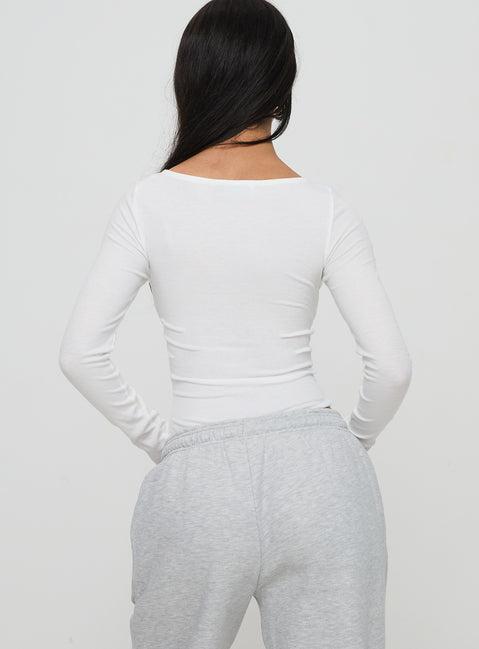 Lunella Bodysuit White Product Image