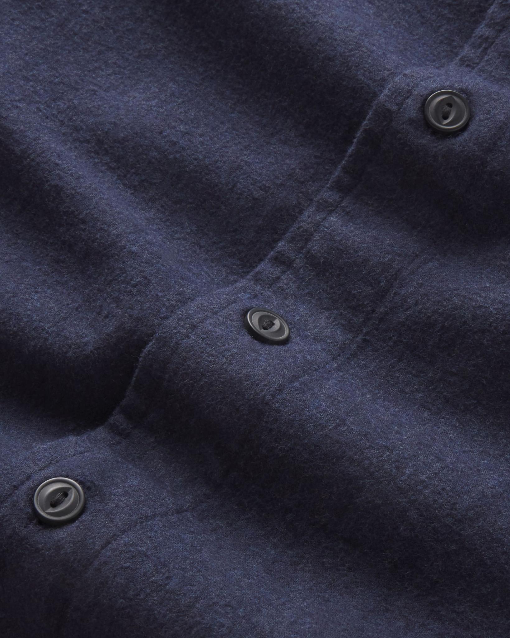Belvedere Heather Lux Flannel - Blueberry Product Image