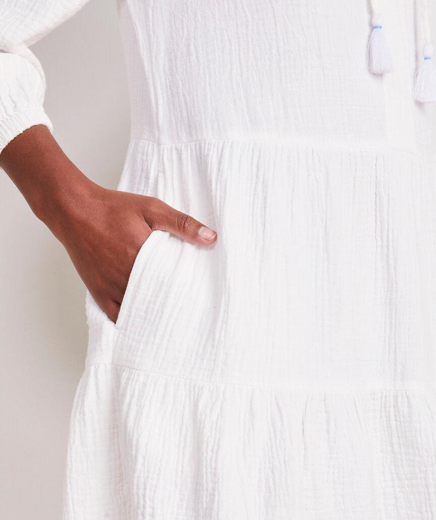 Carter Gauze Tiered Cover-Up Product Image