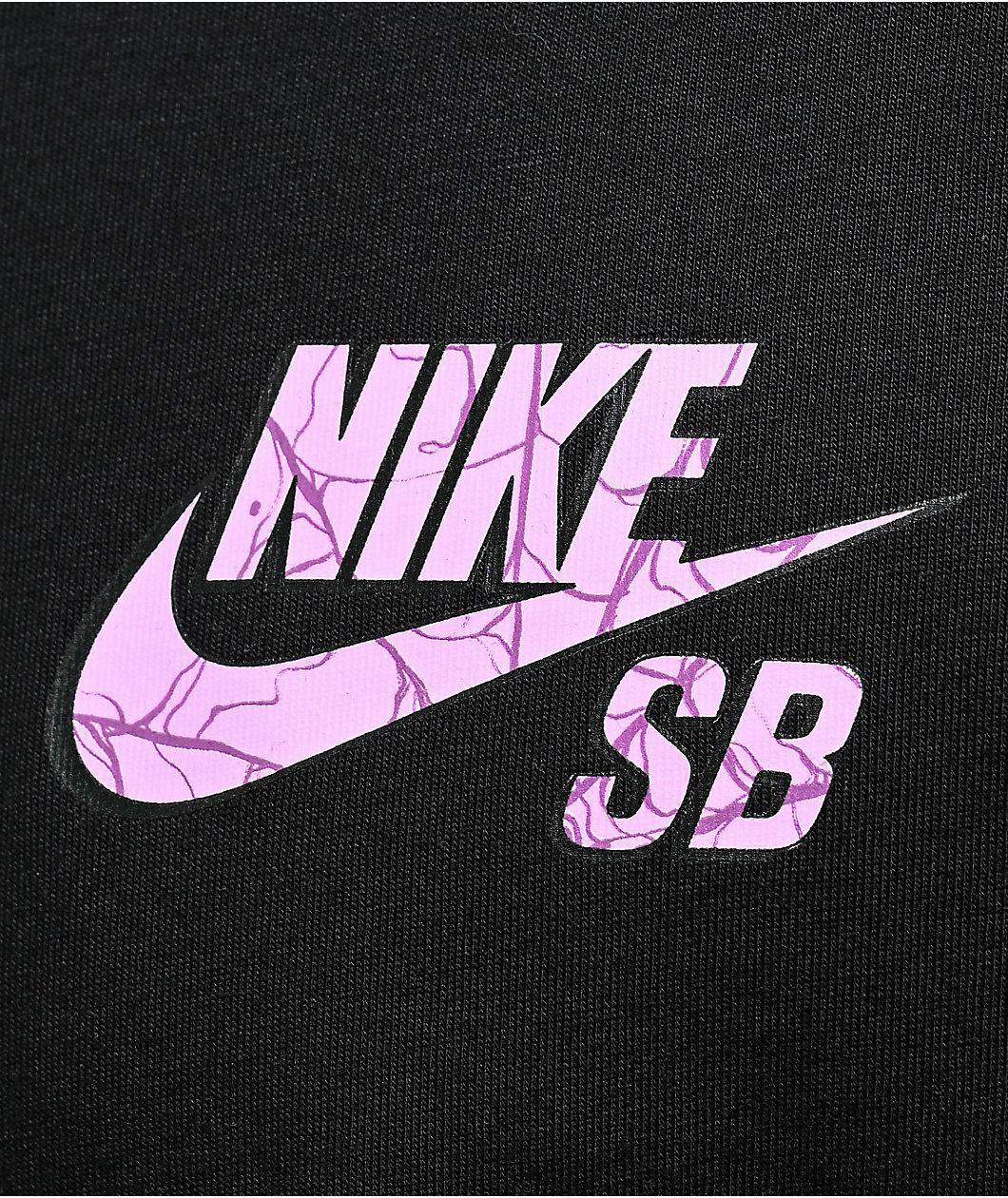 Nike SB Spider Glow Black T-Shirt Product Image