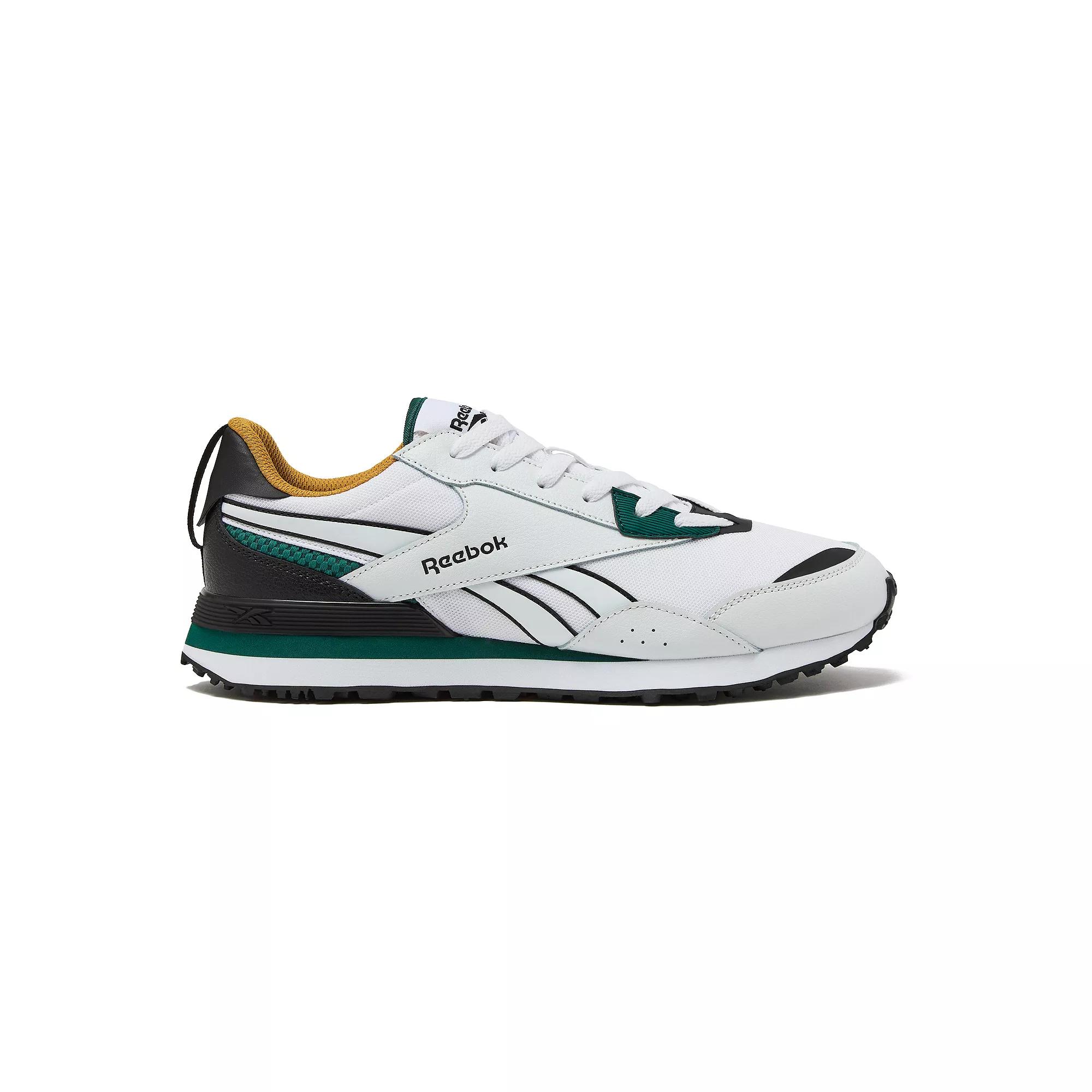 Reebok Spark Flash Men's Tennis Shoes, Size: 13, White Green Gold Product Image