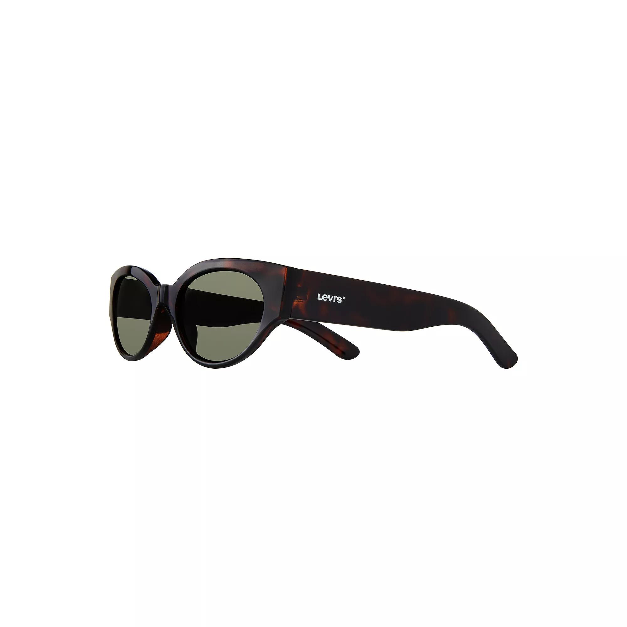 Women's Levi's® 53mm Fashion Oval Cat Eye Sunglasses, Green Product Image