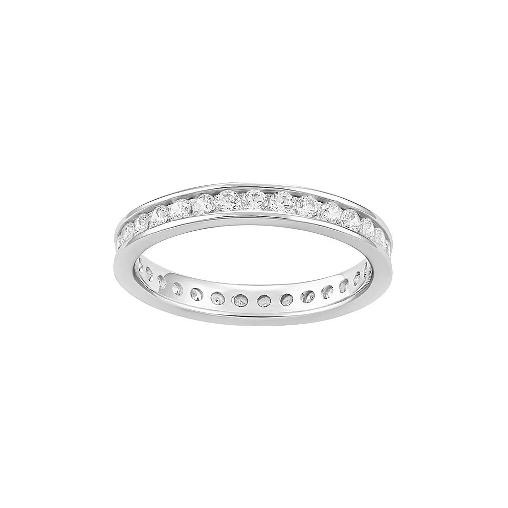 PRIMROSE Cubic Zirconia Channel Band Ring, Women's,  Product Image
