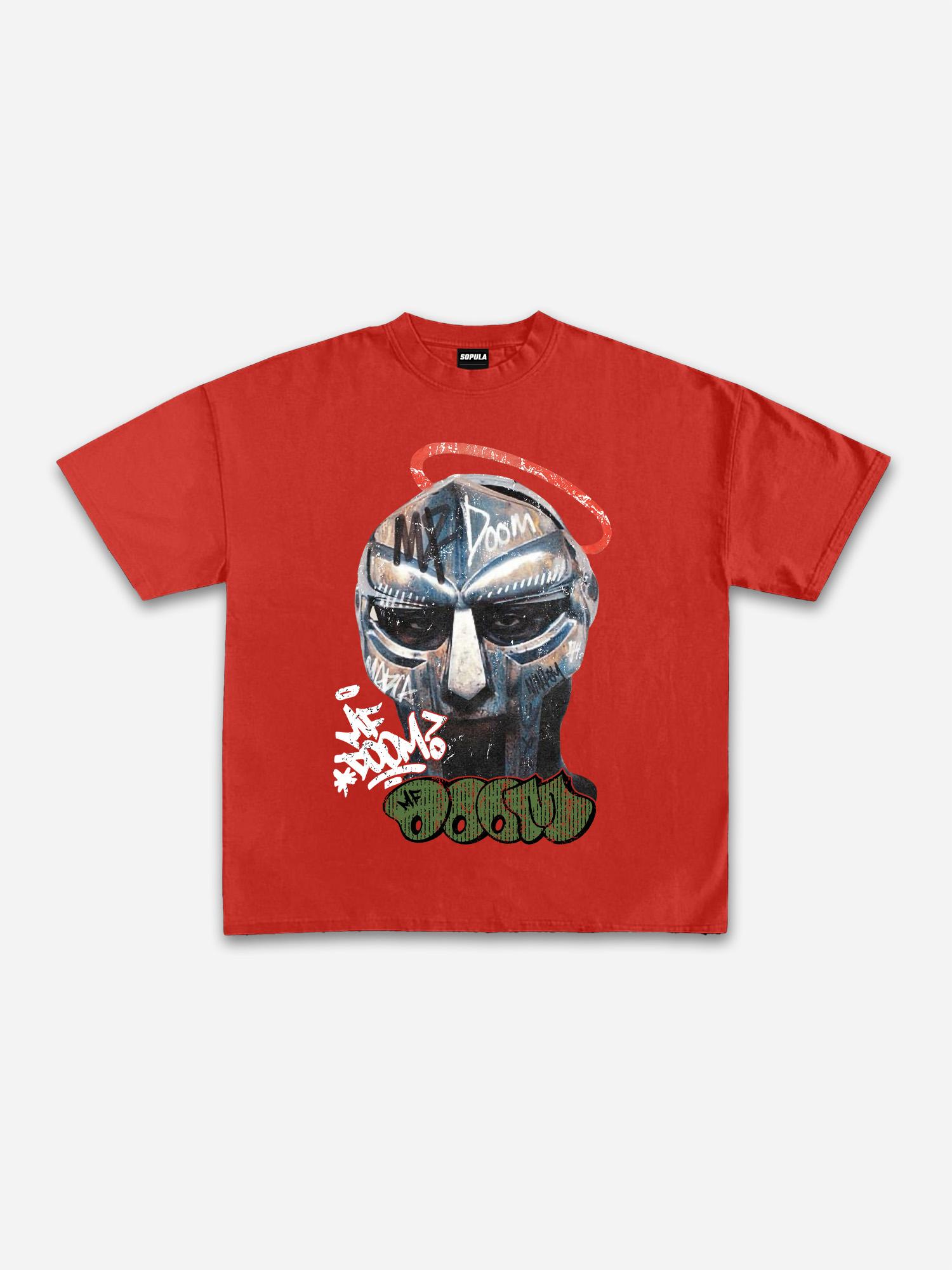 Vintage The Illest Villain Mf Doom Graphic Print Cotton T-Shirt Product Image