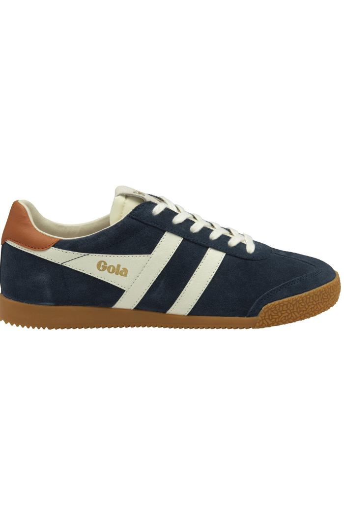 Gola Classics Men's Elan Sneakers-Navy/Off White/Moody Orange Product Image