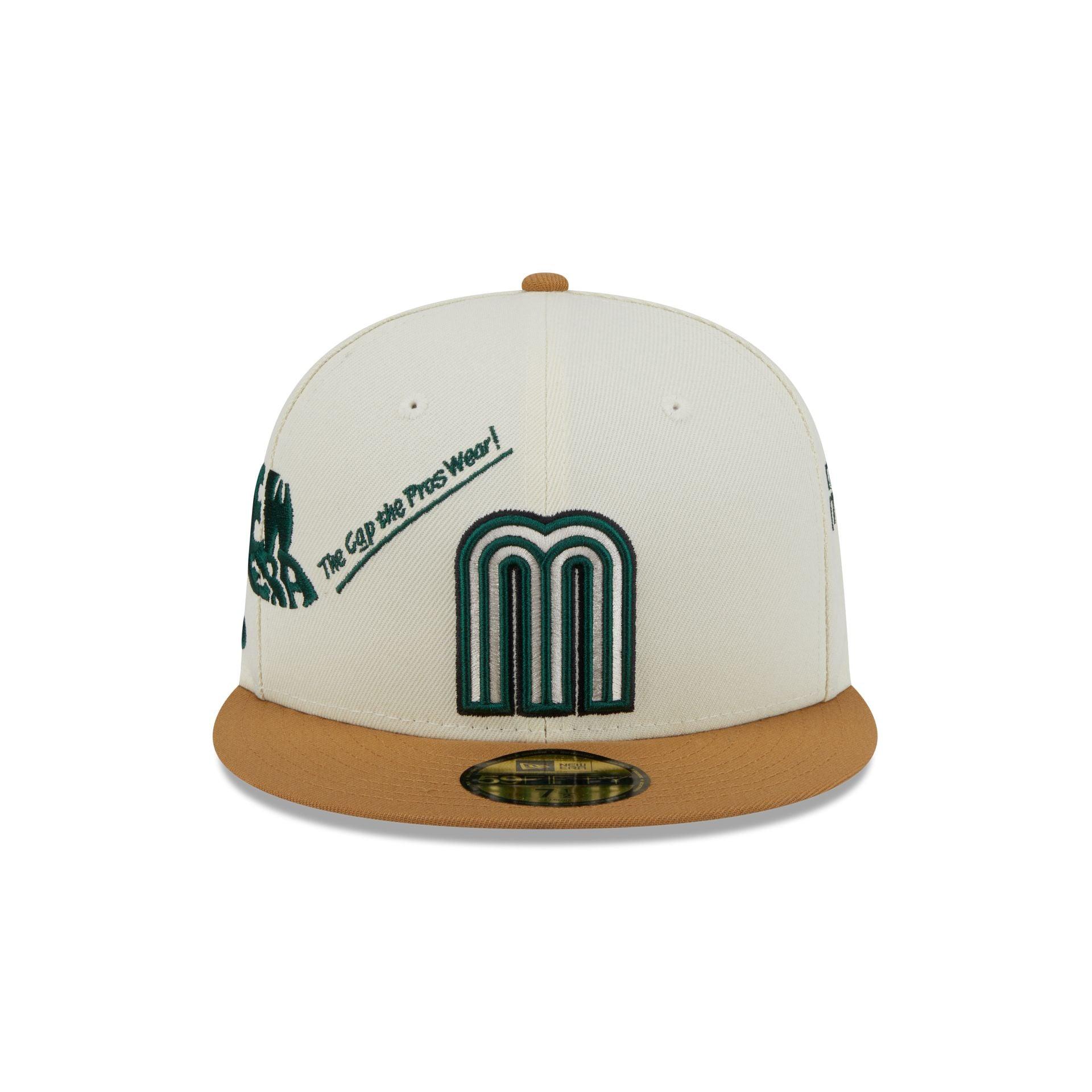 Mexico Baseball New Era Anniversary Logos White 59FIFTY Fitted Hat Male Product Image