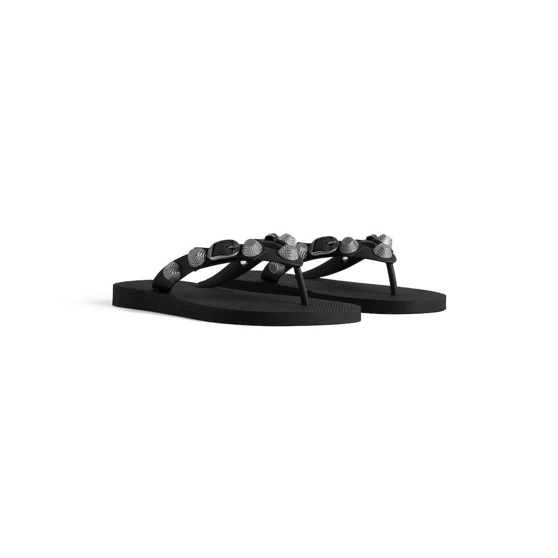 Women's Cagole Thong Sandal in Black Product Image