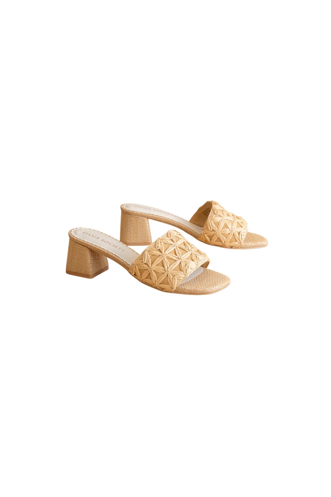 Winona Raffia Sandals Product Image