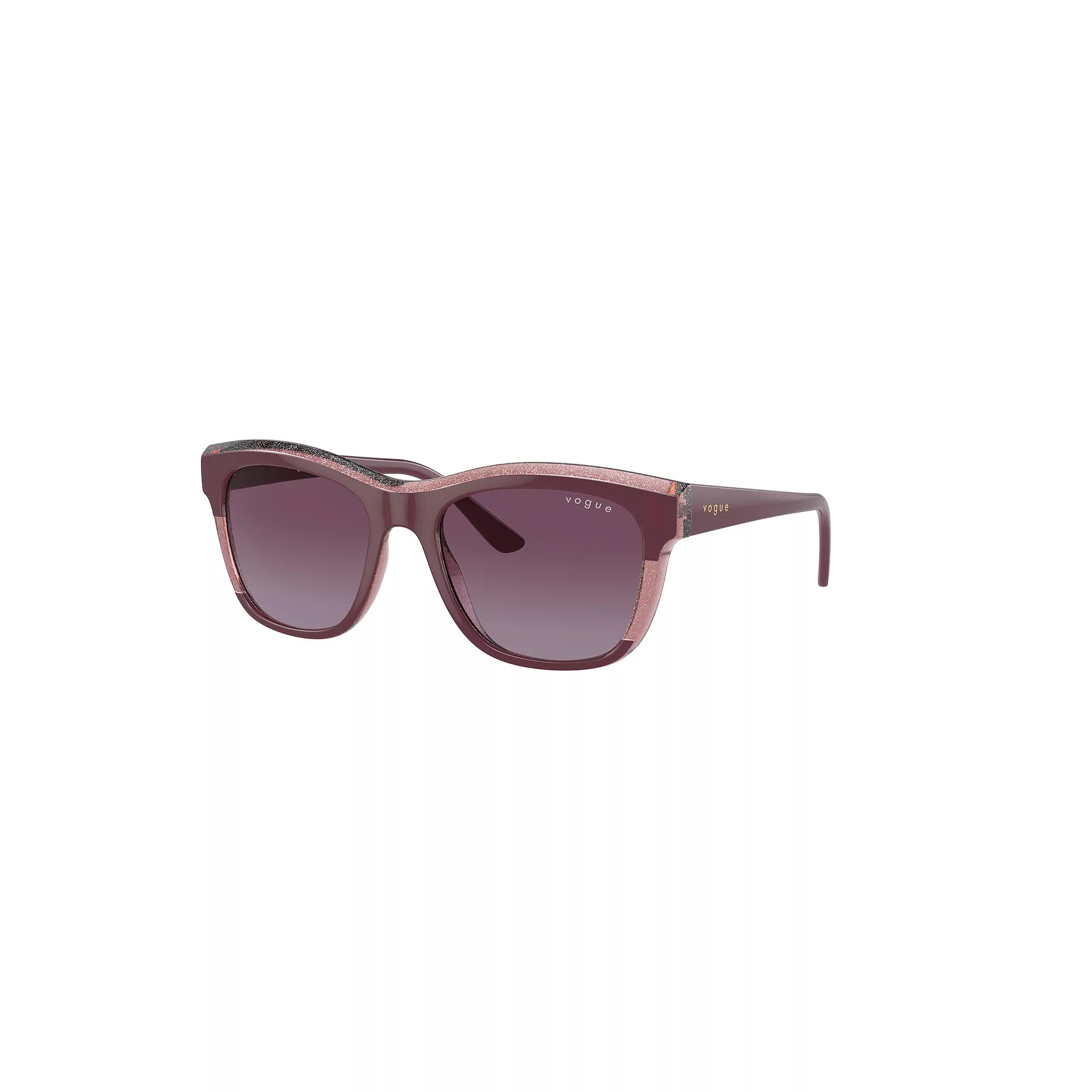 Women's Vogue VO5557S 54mm Injected Gradient Square Sunglasses, Purple Product Image