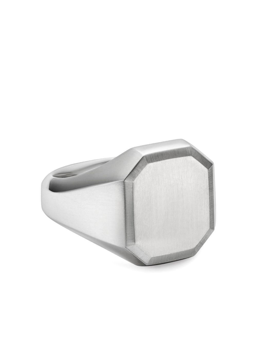 sterling silver Streamline® Signet ring Product Image