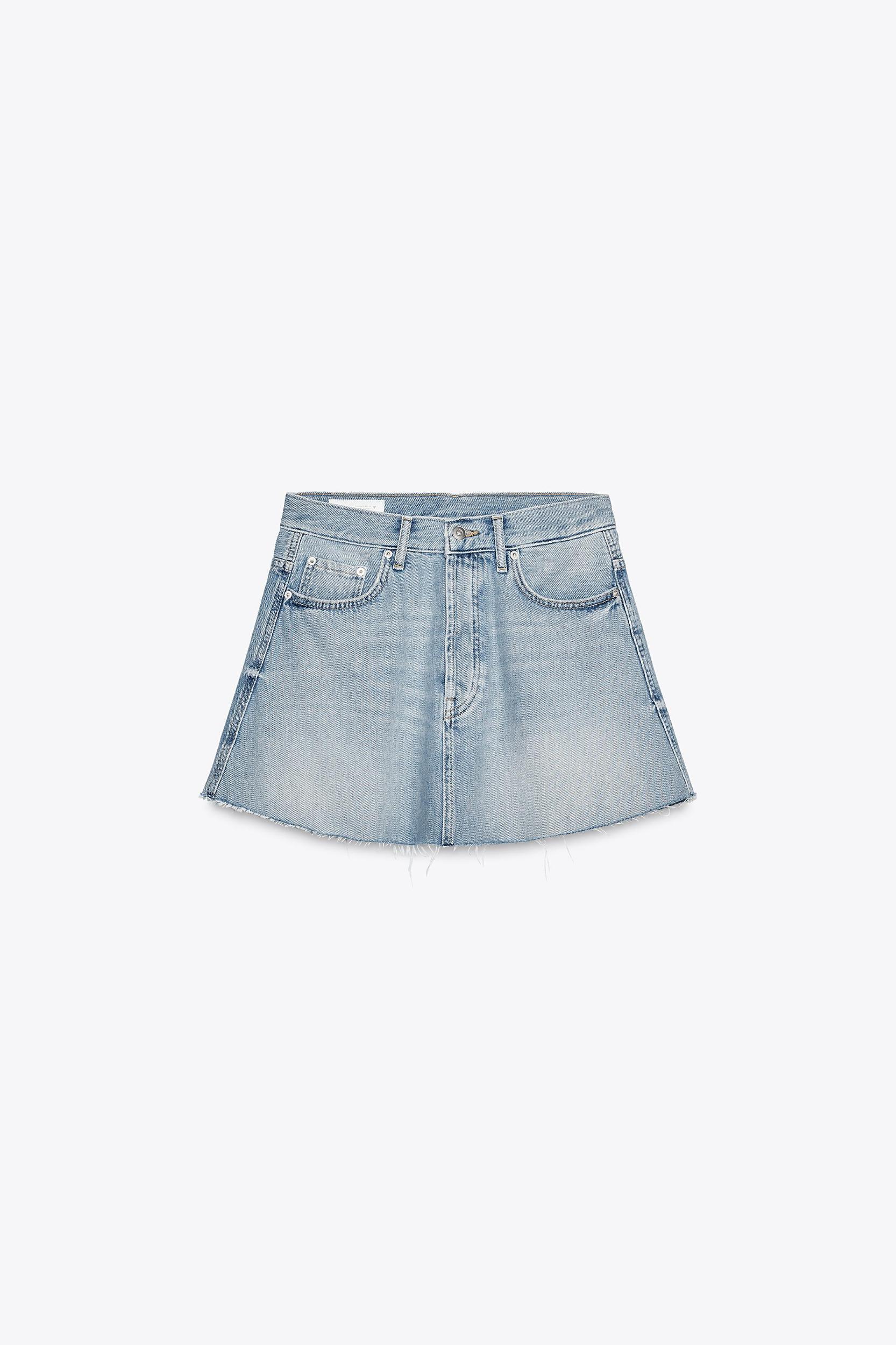 TRF DENIM MINI SKIRT Product Image