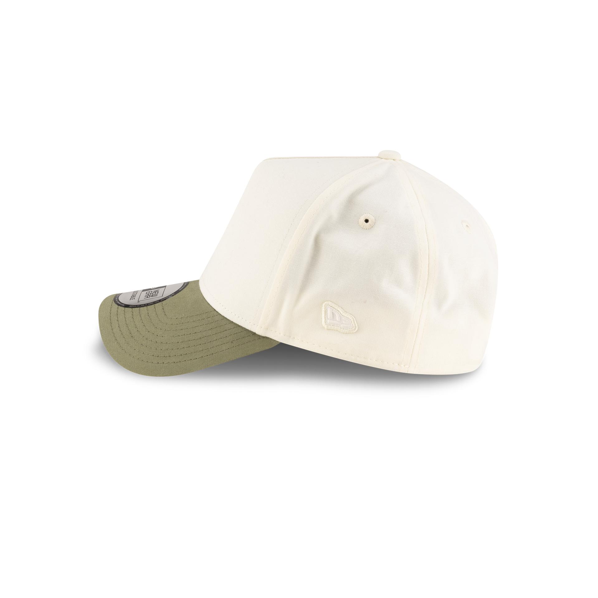 New Era Branded High Twist Chrome White 9FORTY A-Frame Adjustable Hat Male Product Image