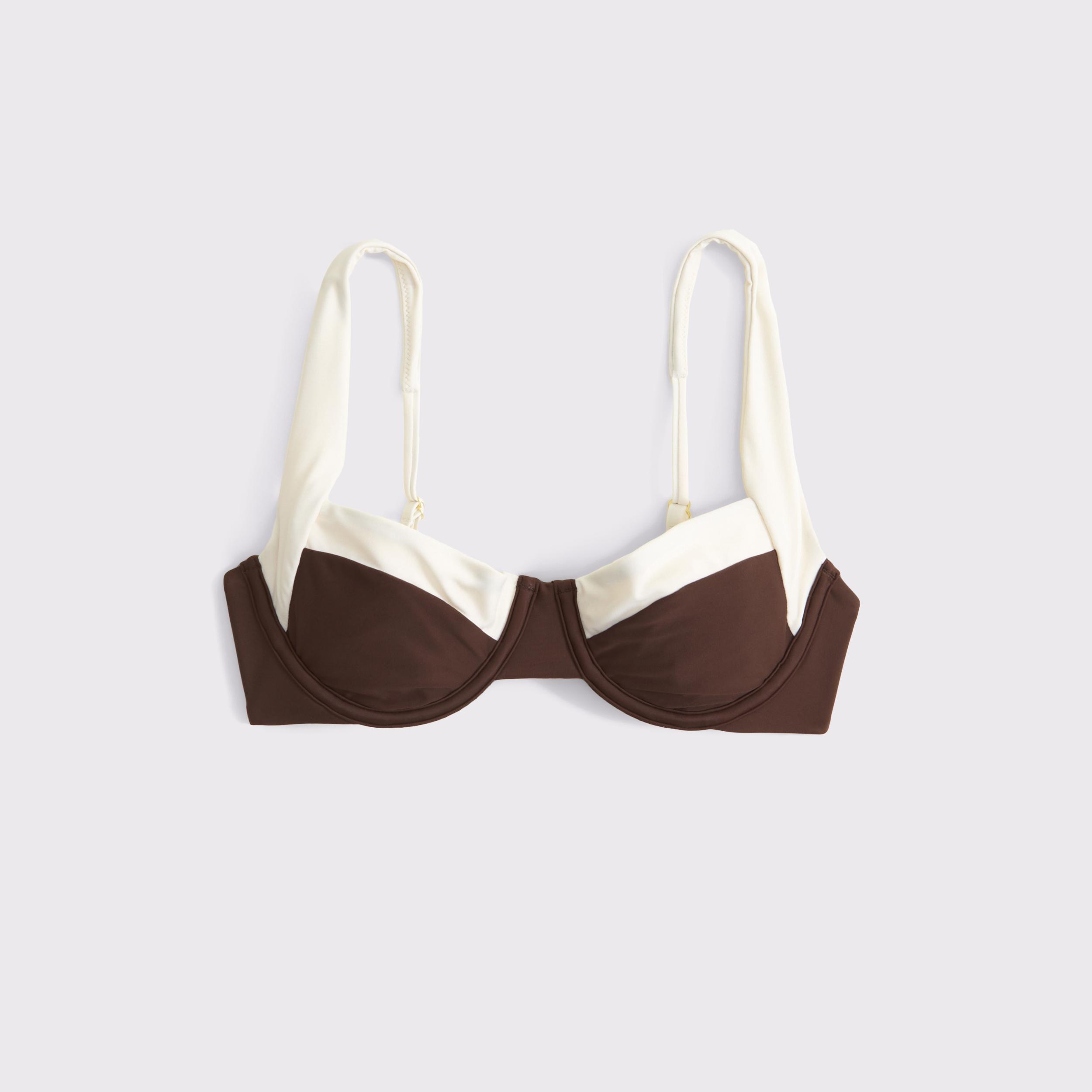 Wide Strap Underwire Bikini Top Product Image