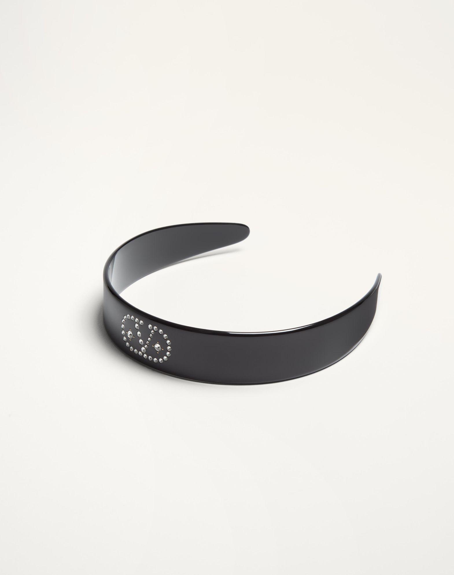 Vlogo Signature Headband In Resin, Metal And Crystals Product Image