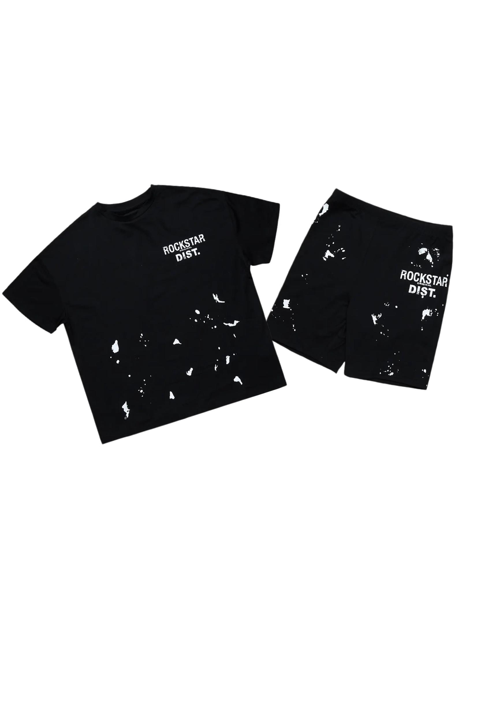 Living For It Black Bike Short Set Female Product Image