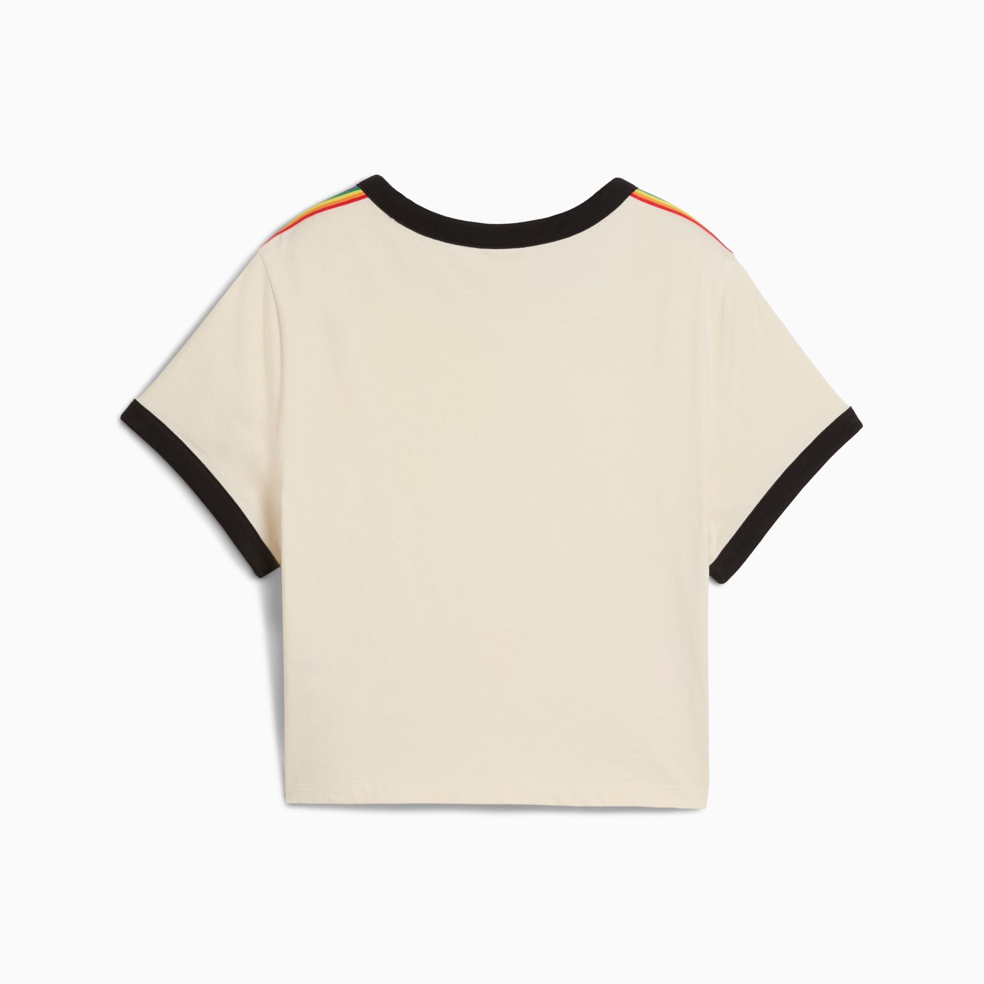 EQUAL LOVE CONFEDERATION Graphic Baby Tee Women Product Image