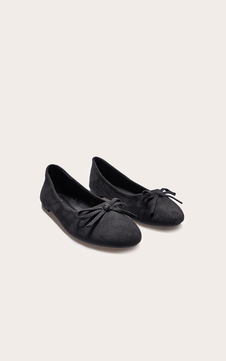Black Round Toe Ballet Product Image