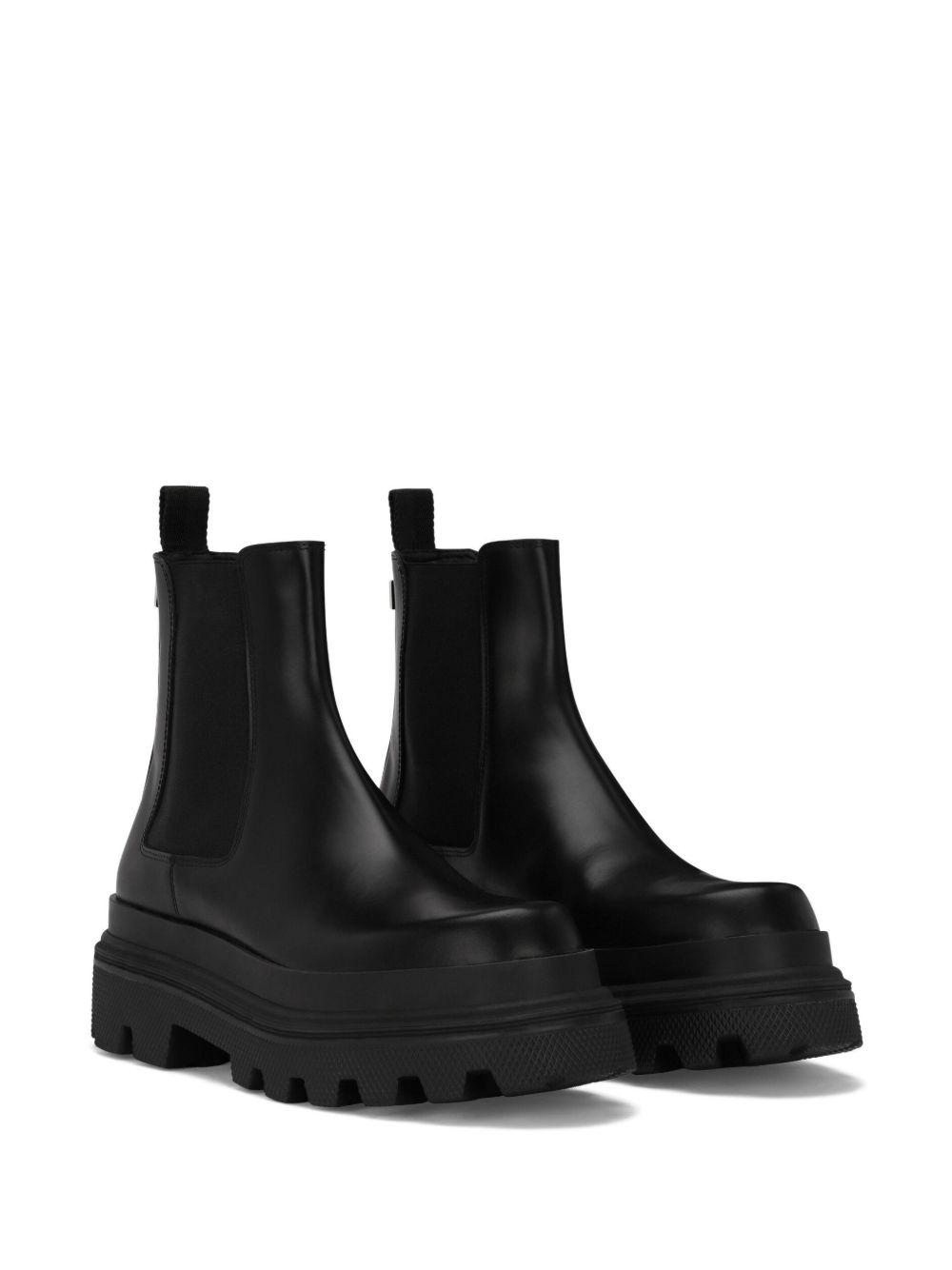 brushed leather Chelsea boots Product Image