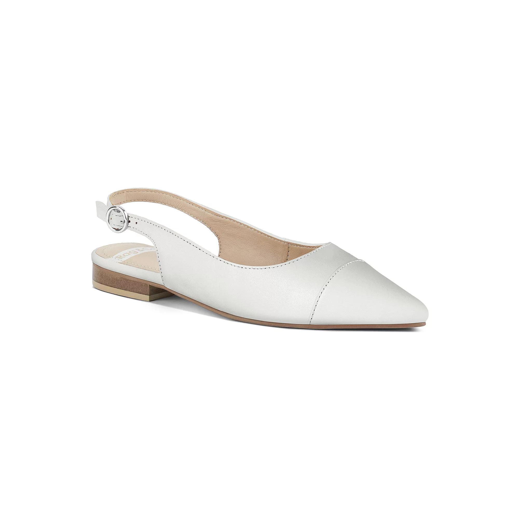 Rag & Co Uwaha Women's Flats, Size: 9, White Product Image