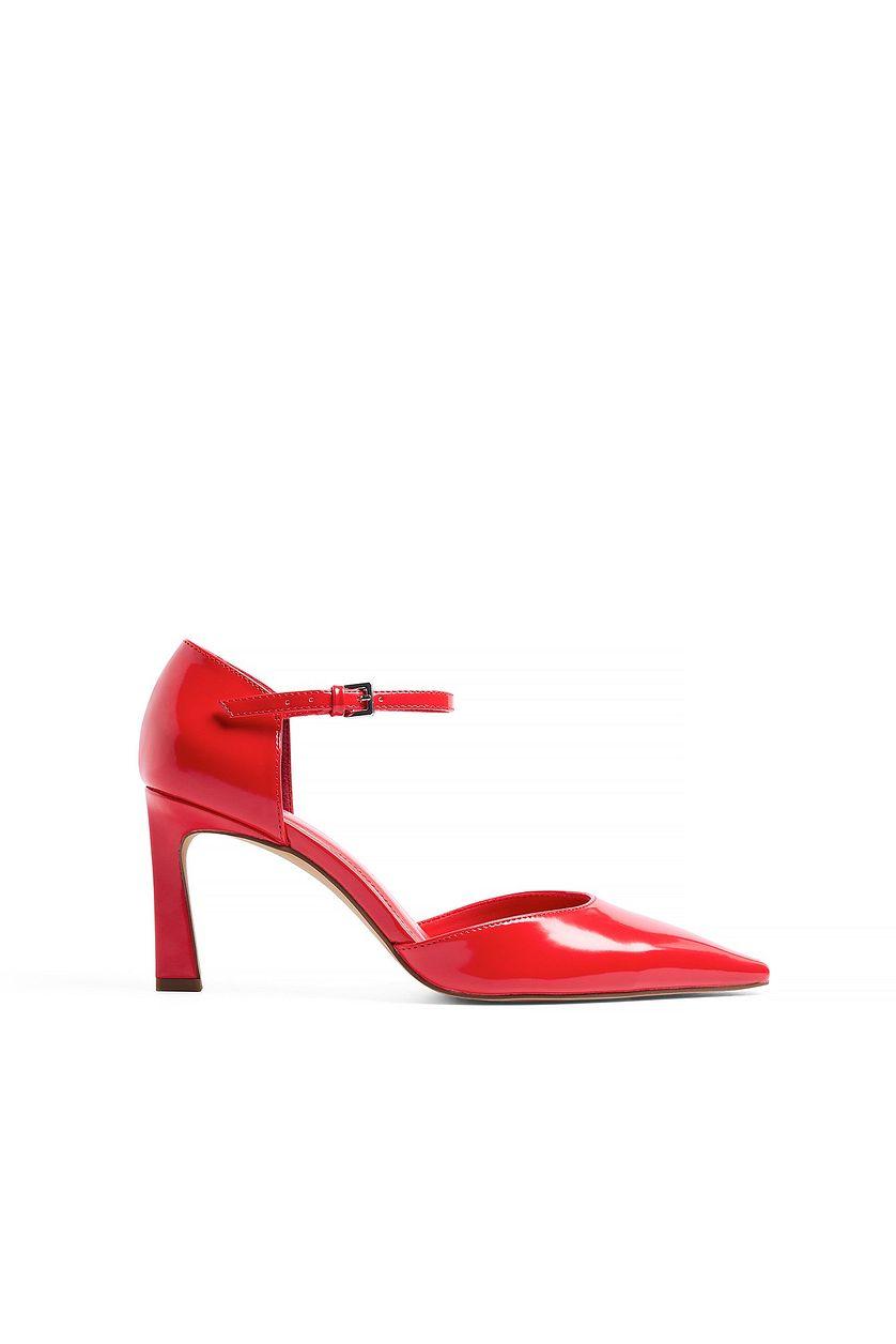 Slim Toe Ankle Strap Pumps Product Image
