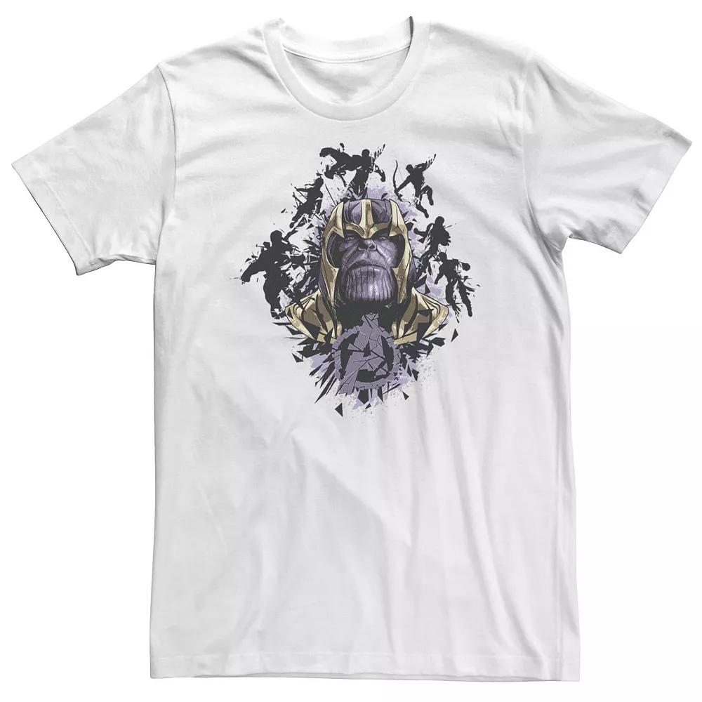 Big & Tall Marvel Avengers Endgame Shatter Logo Hero Graphic Tee, Men's,  Product Image