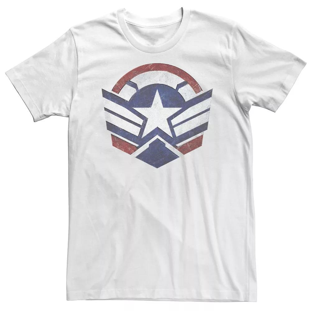 Big & Tall Marvel The Falcon And The Winter Soldier Wings Shield Logo Tee, Men's,  Product Image