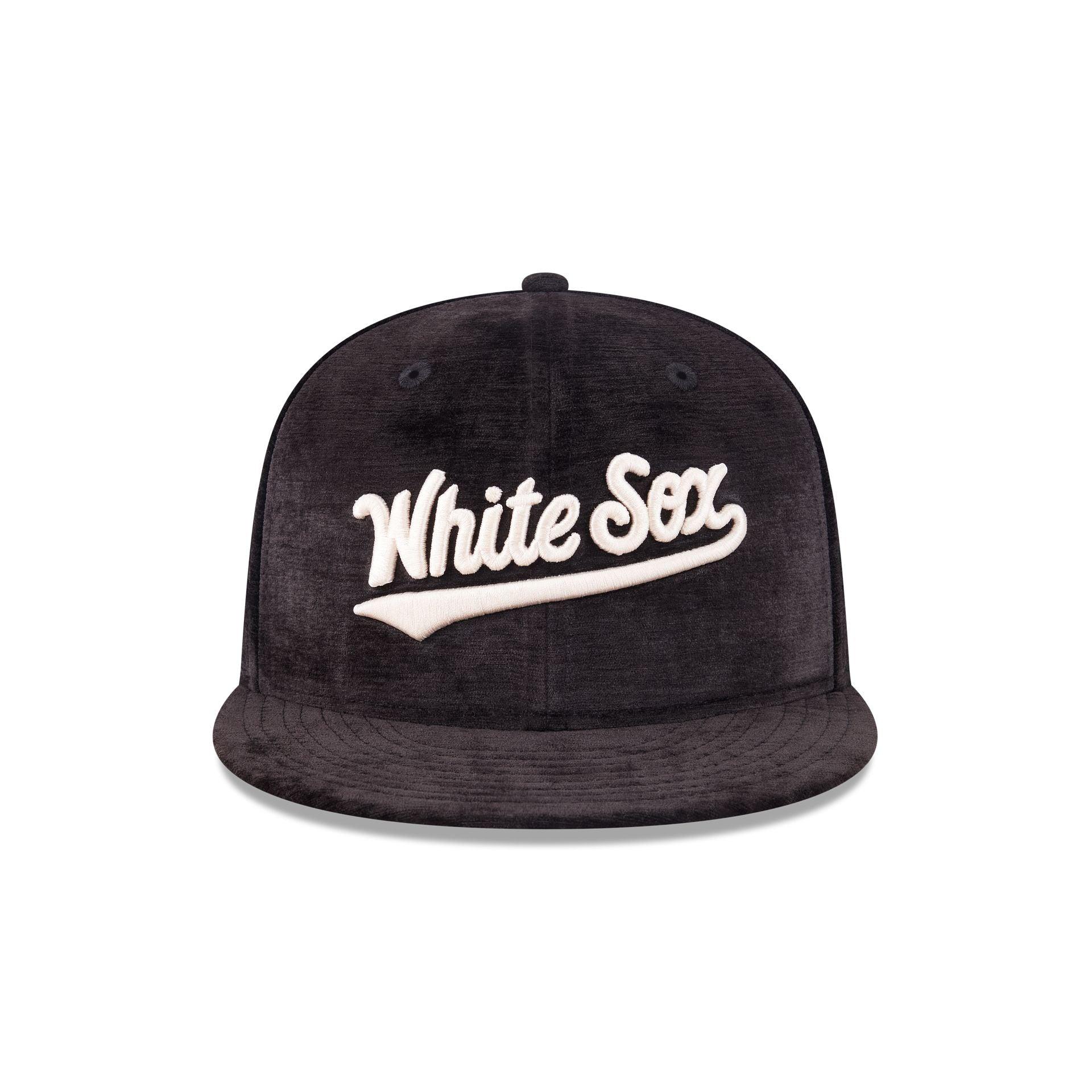Chicago White Sox Black Velvet 59FIFTY Fitted Hat Male Product Image
