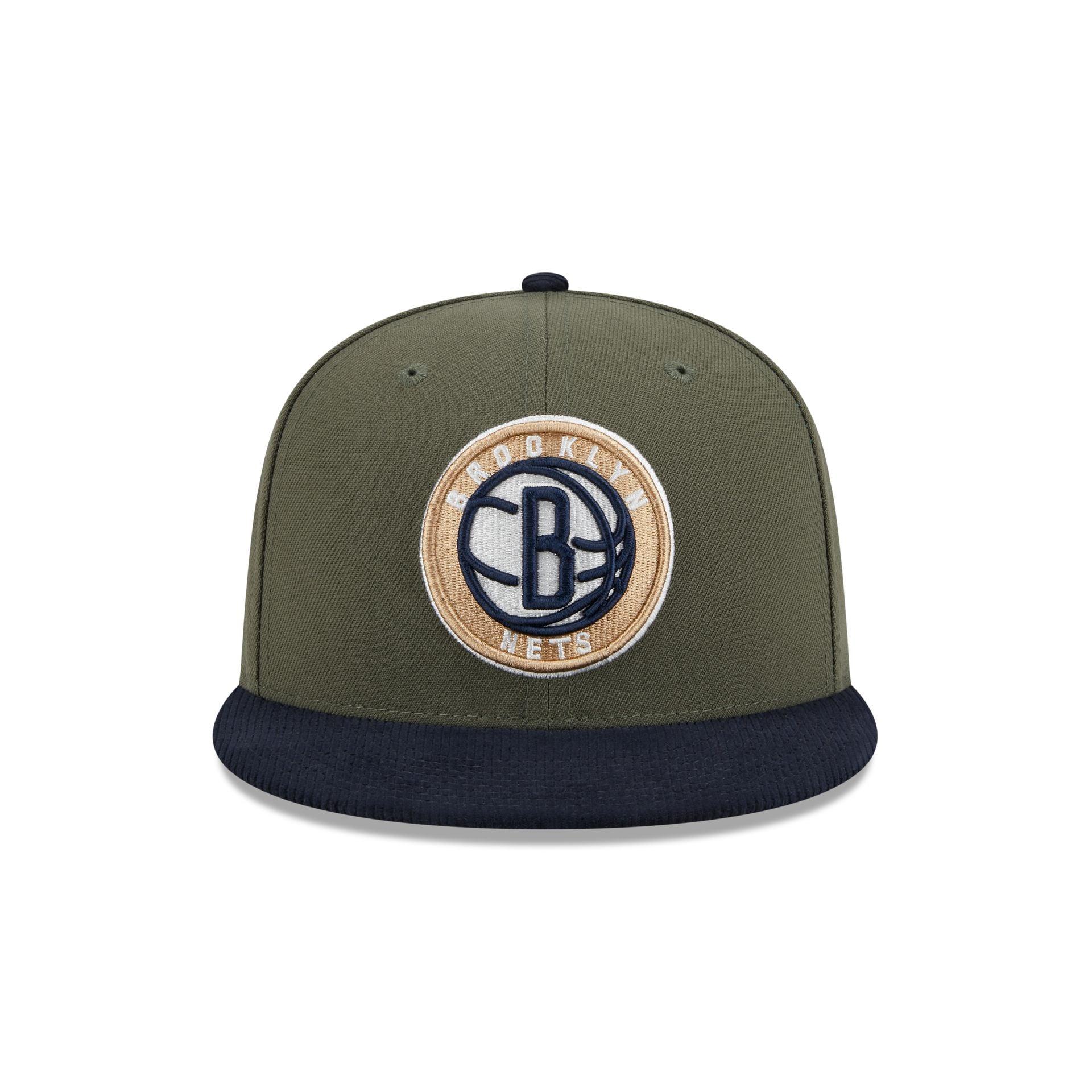 Brooklyn Nets Olive Green 59FIFTY Fitted Hat Male Product Image