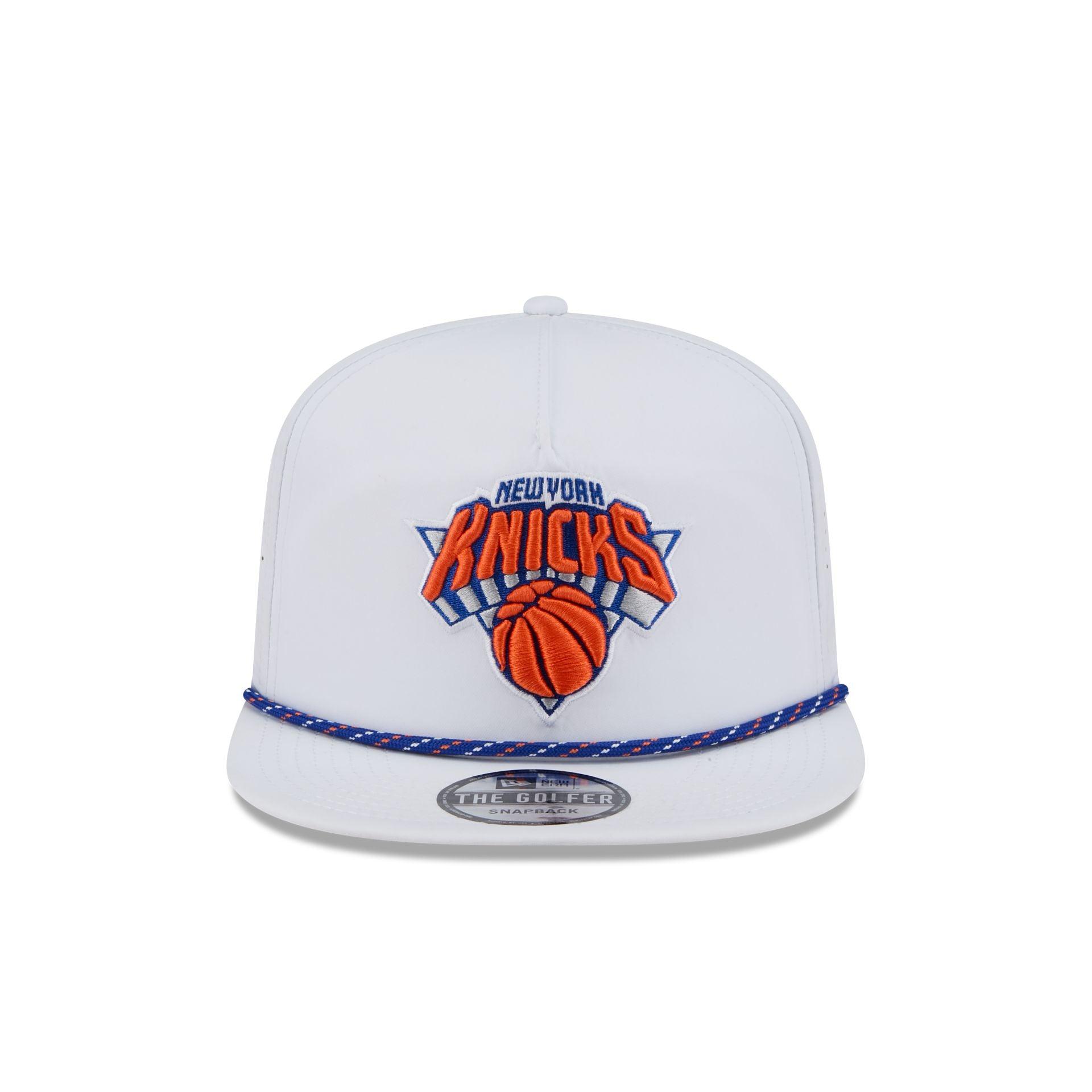 New York Knicks Optic White Performance Rope Golfer Hat Male Product Image