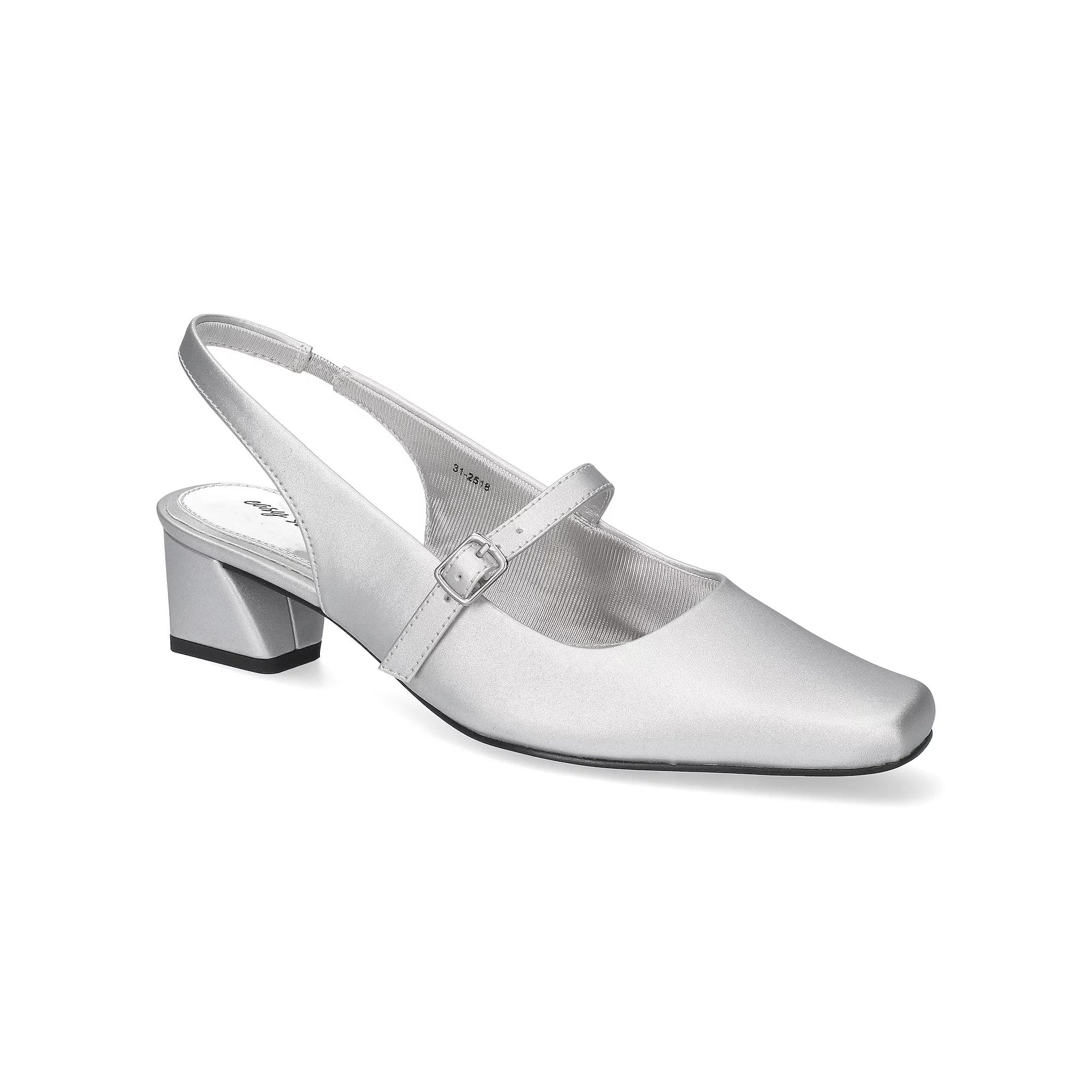 Easy Street Women's Cameo Square Toe Slingback Pumps,  Product Image
