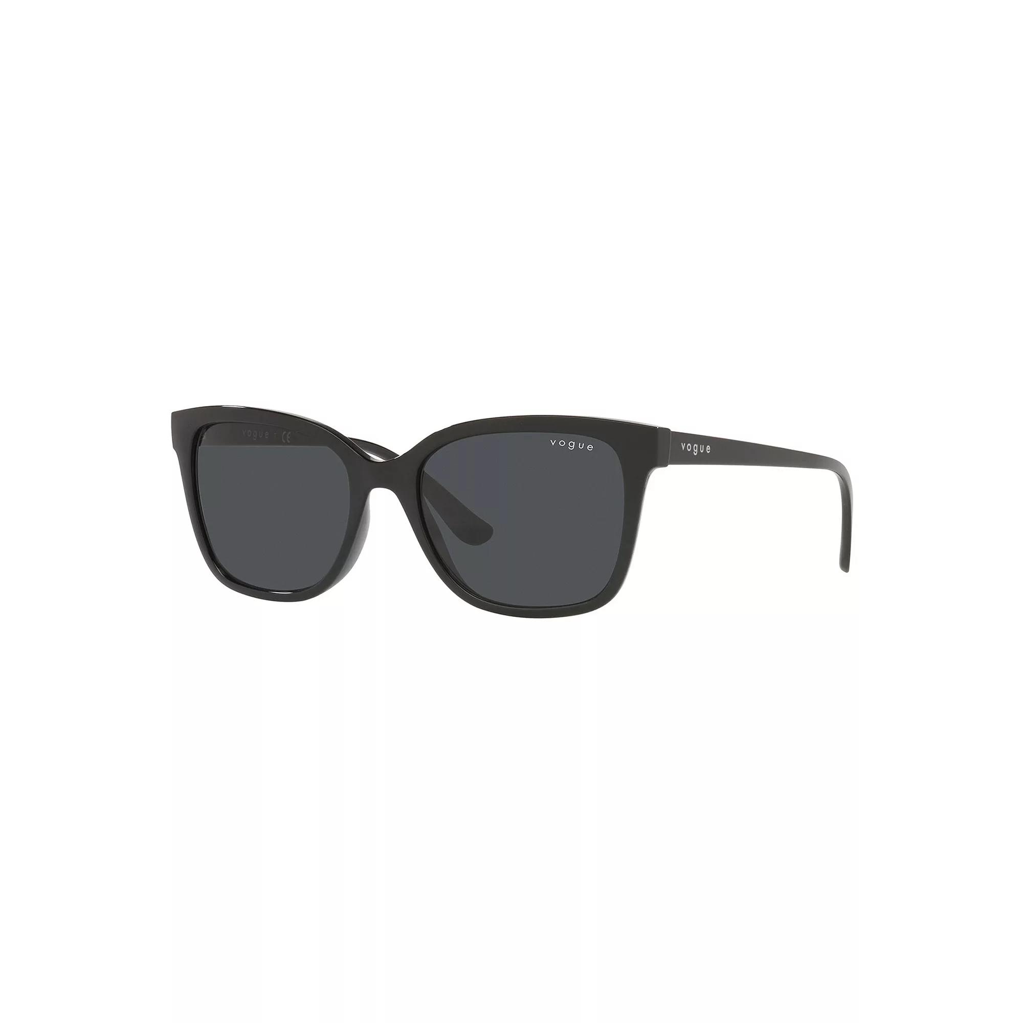 Women's Vogue Eyewear 54mm Pillow Sunglasses, Black Product Image