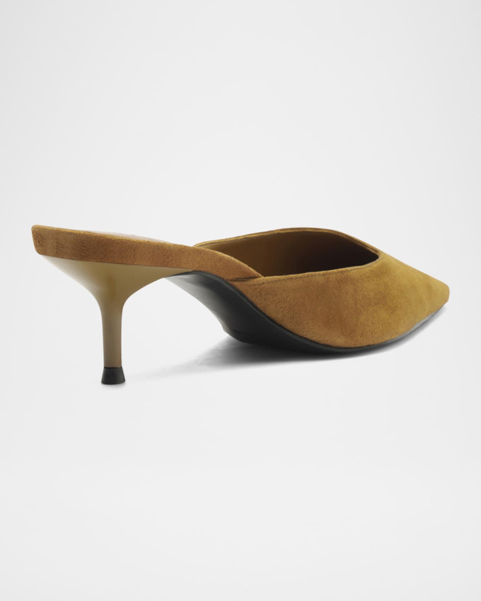 Julie Suede Mule Pumps Product Image