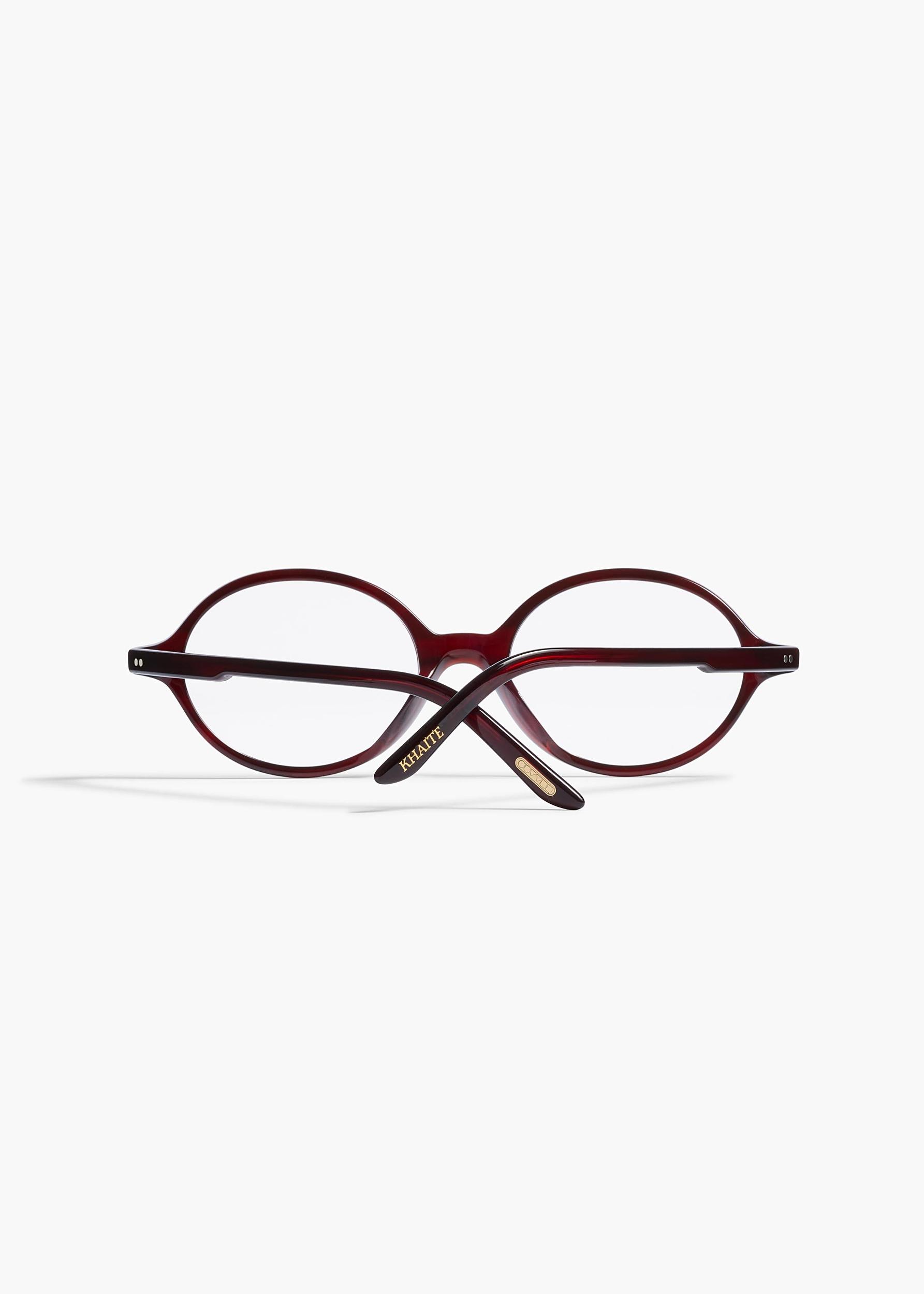 KHAITE x Oliver Peoples 2000RX in Bordeaux Bark Product Image