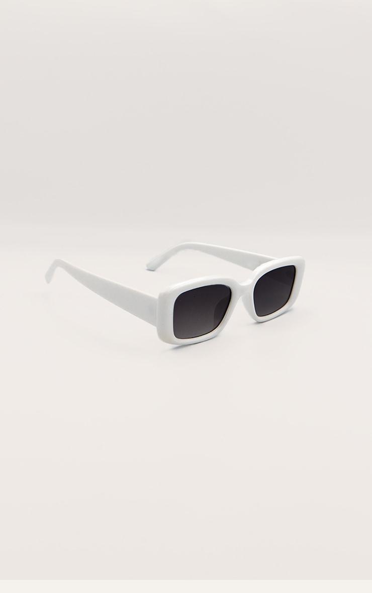 White Square Sunglasses Product Image
