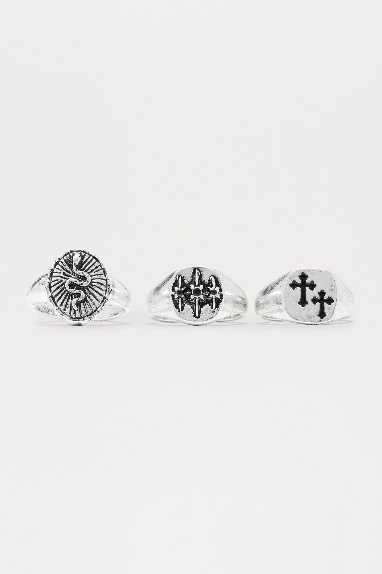 Venomous Ring Set - Silver Product Image