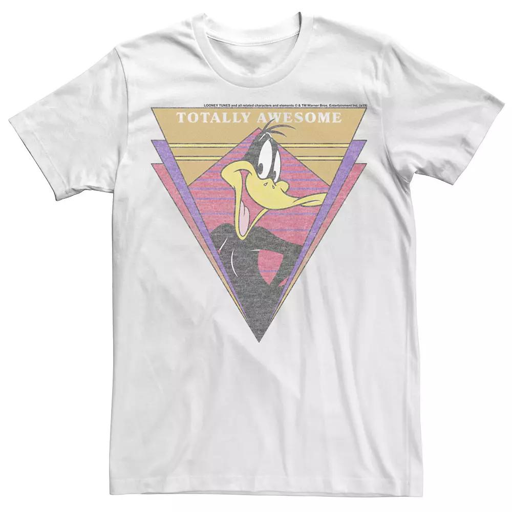 Men's Looney Tunes Daffy Duck Totally Awesome Portrait Tee,  Product Image