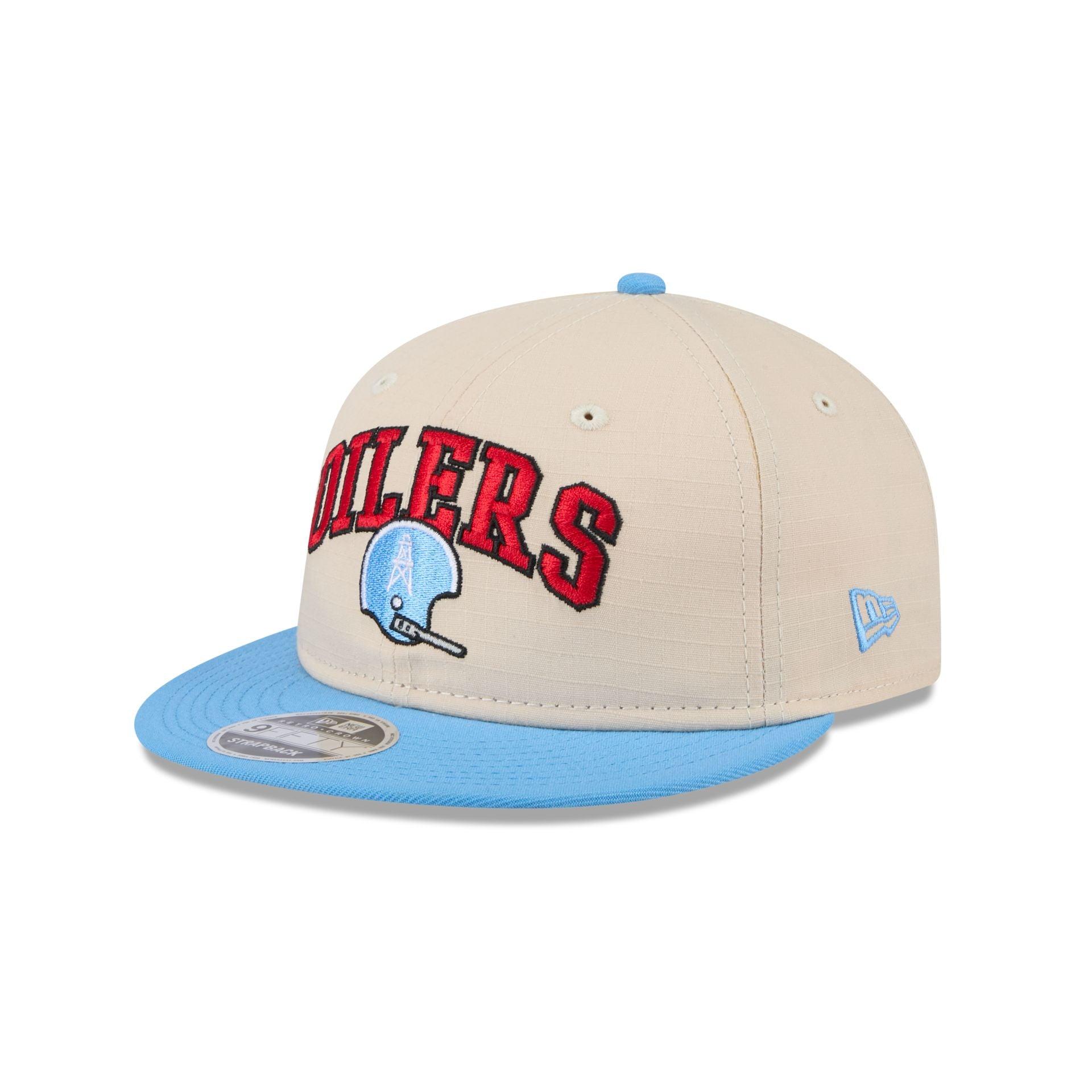 Oilers Historic Helmet Retro Crown 9FIFTY Snapback Hat Male Product Image