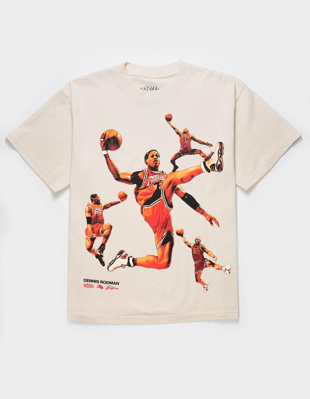 RODMAN Court Cutout Mens Oversized Tee - NATURAL Product Image