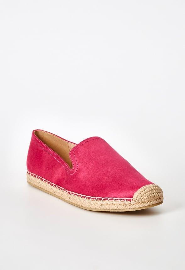 JustFab Margaux Platform Loafer Pump Womens Black/ White Size 8.5 Product Image