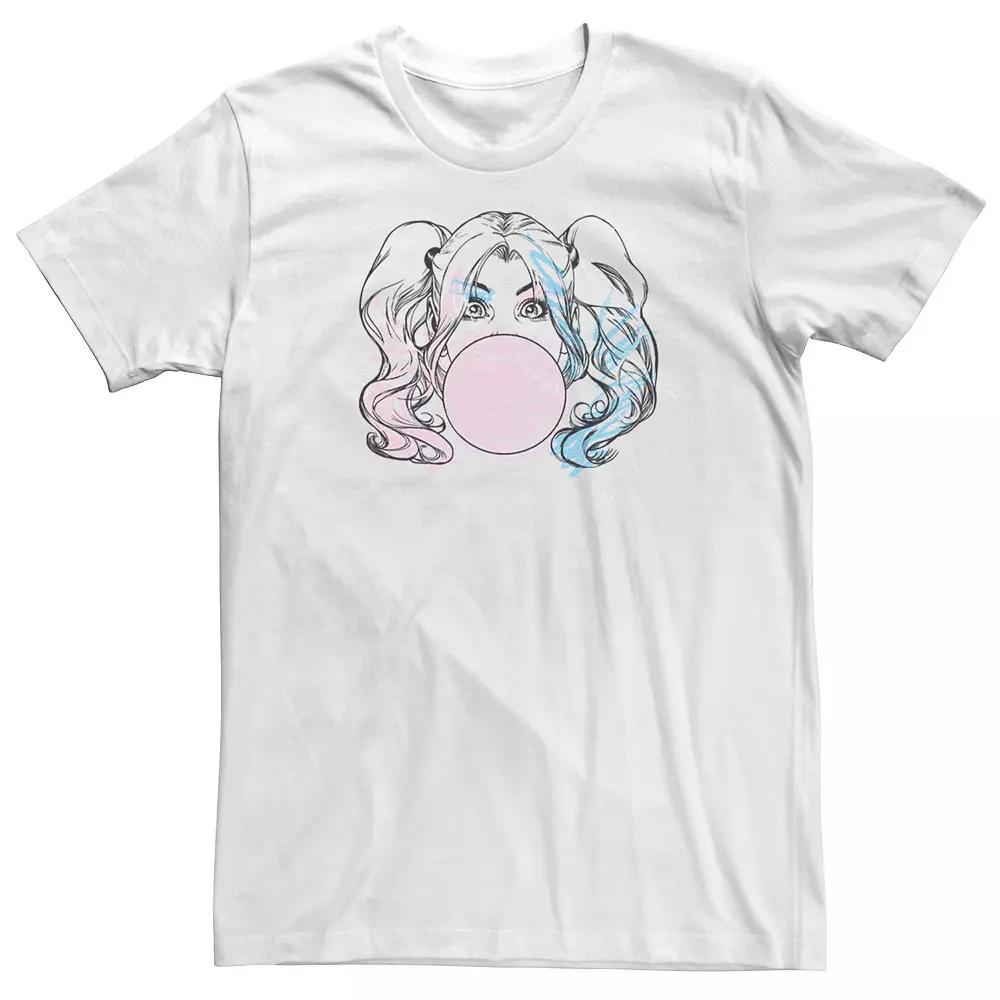 Big & Tall DC Comics Harley Quinn Crayon Outline Tee, Men's,  Product Image