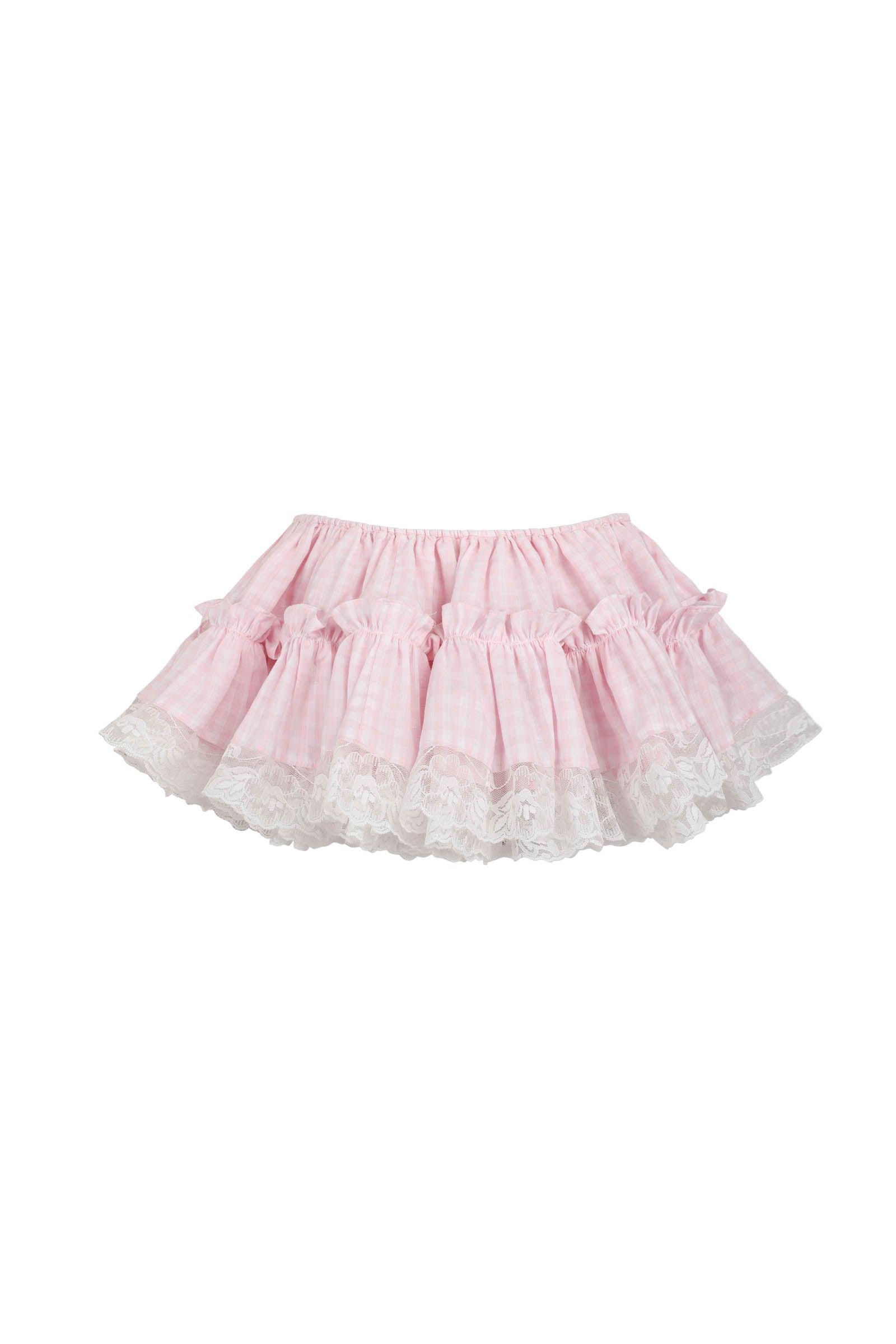 The Pink Gingham Degas Skirt Product Image