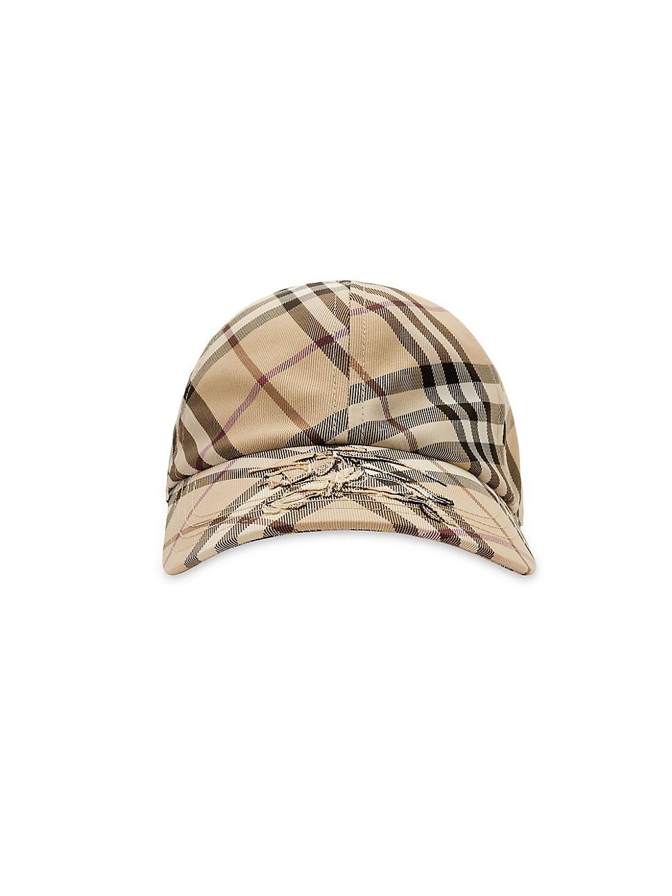 Womens EKD Check Baseball Cap Product Image