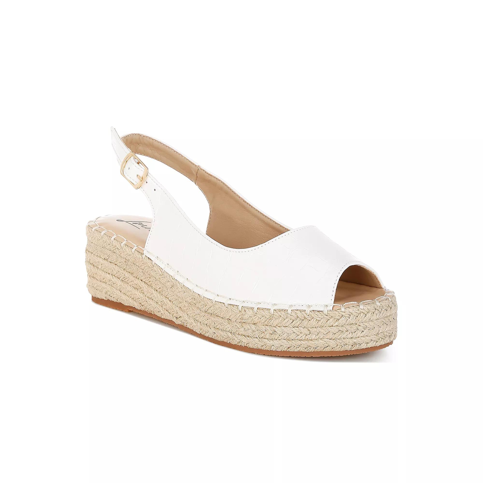 London Rag Yarael Women's Platform Heels, Size: 9.5, White Product Image