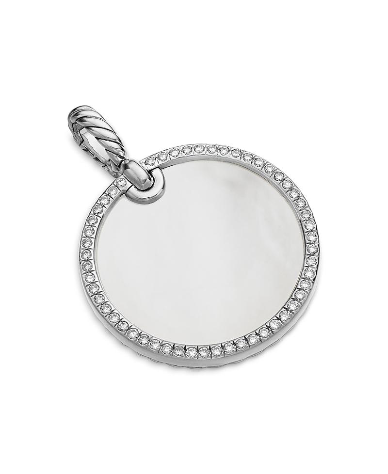 Womens DY Elements Disc Pendant in Sterling Silver Product Image