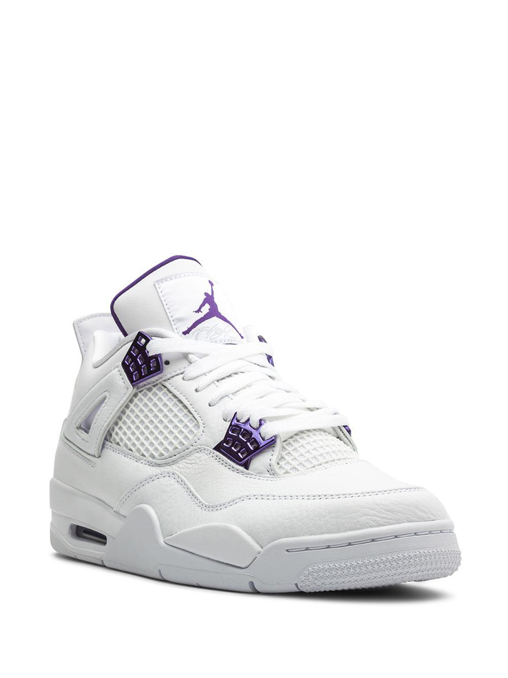 Air Jordan 4 Retro "Metallic Pack - Purple" sneakers Product Image